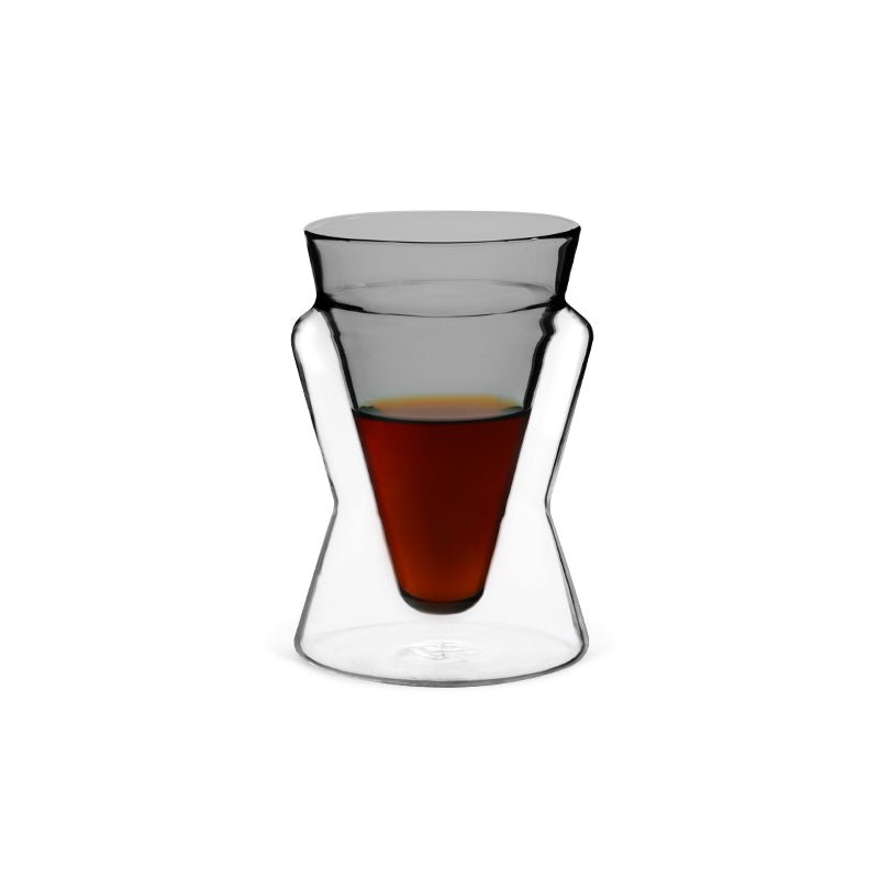 DW雙層玻璃杯 - V型 - 香氣杯 - 黑色 - MHW - 3BOMBER TAIWAN